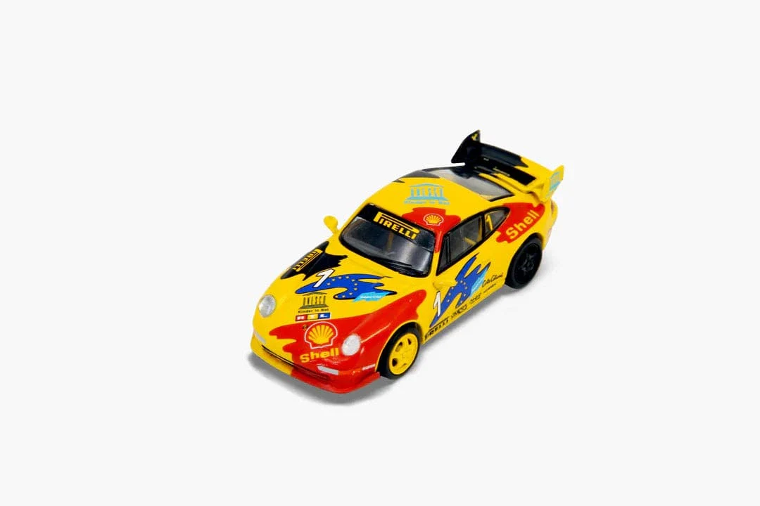 2x car set Porsche 993 Carrera Cup 1993 Shell Combo with rear spoiler Sparky 1/64 - Image 3