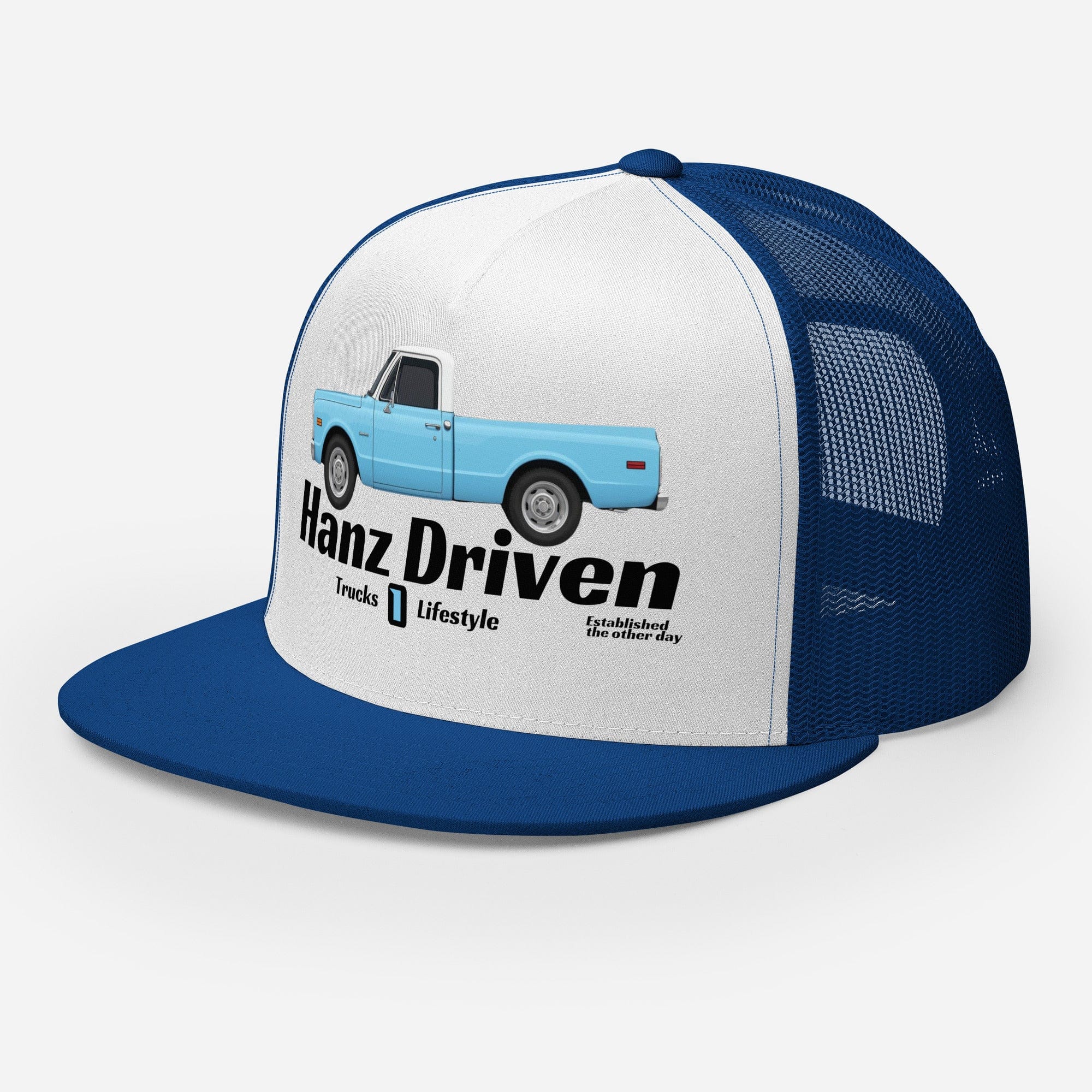 Blue Silverado Trucker Cap