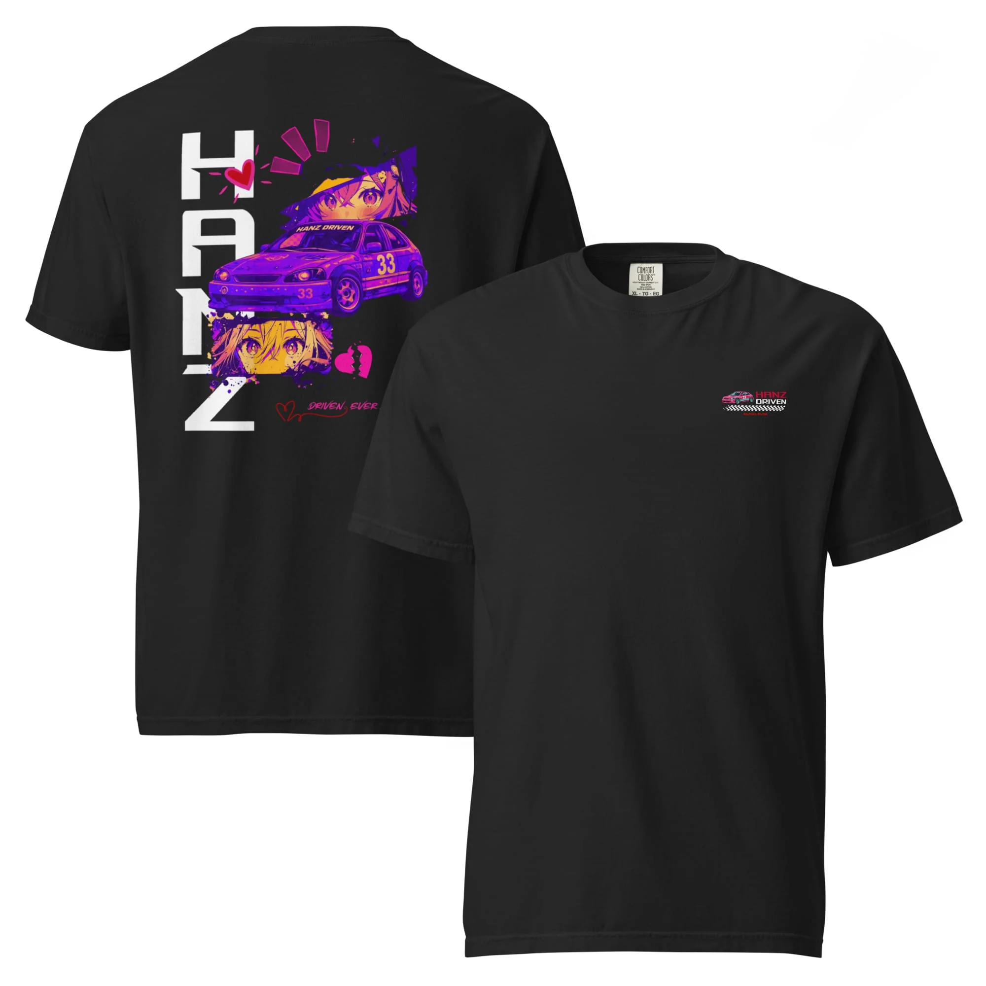 Civic Anime Heavyweight T-shirt