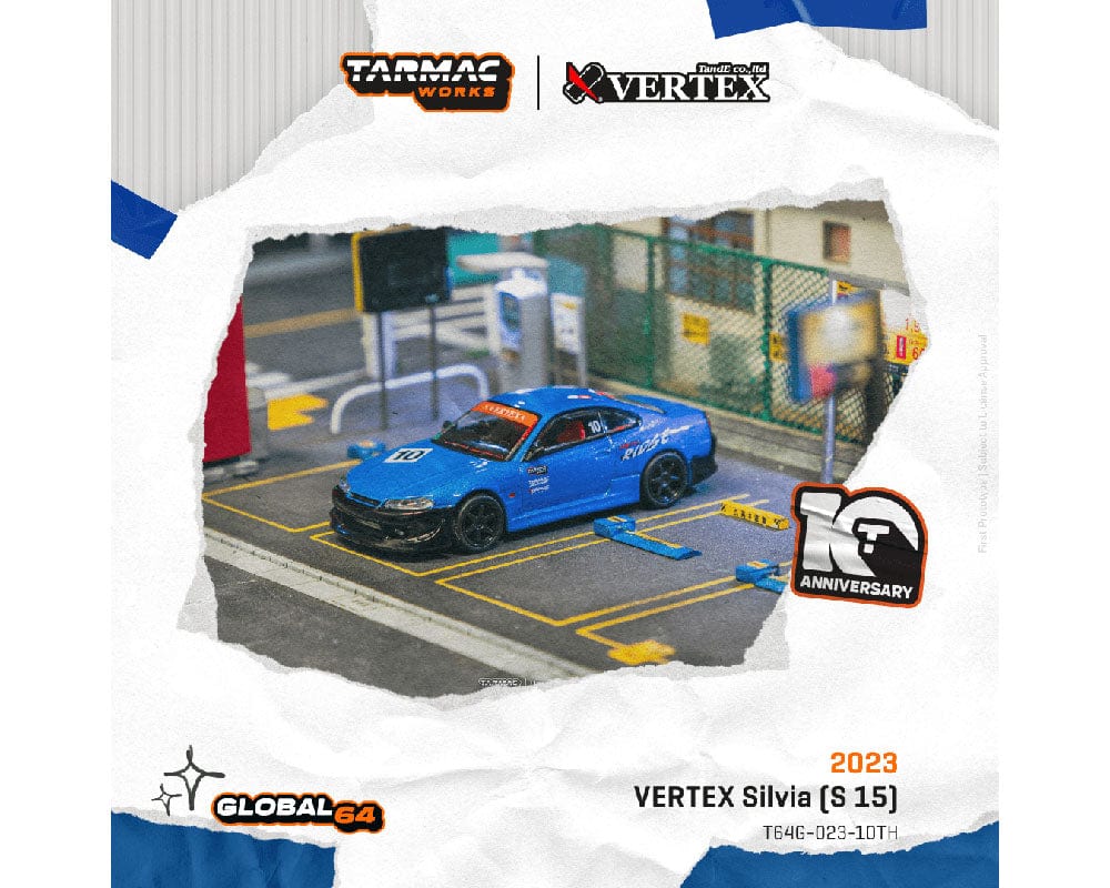 VERTEX Silvia S15 Tarmac Works 10th Anniversary Limited Edition