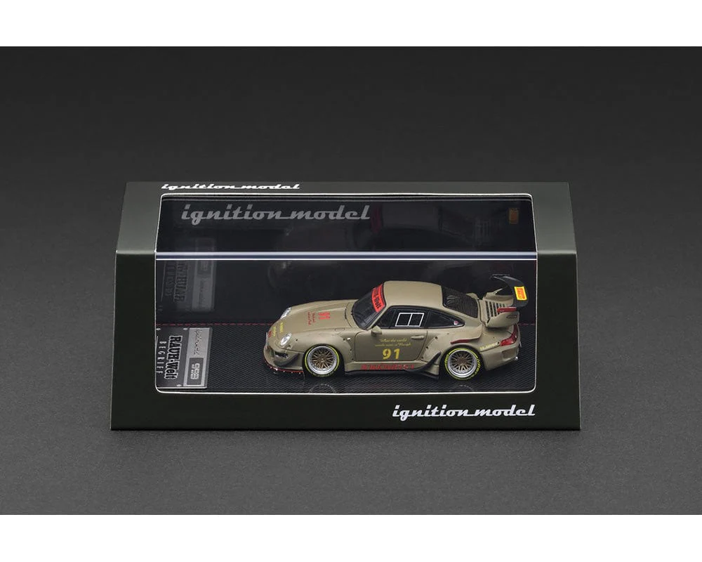 (Pre-order) Rauh-Welt Begriff RWB 993 Matte Green Ignition Model 1/64 scale - Image 4