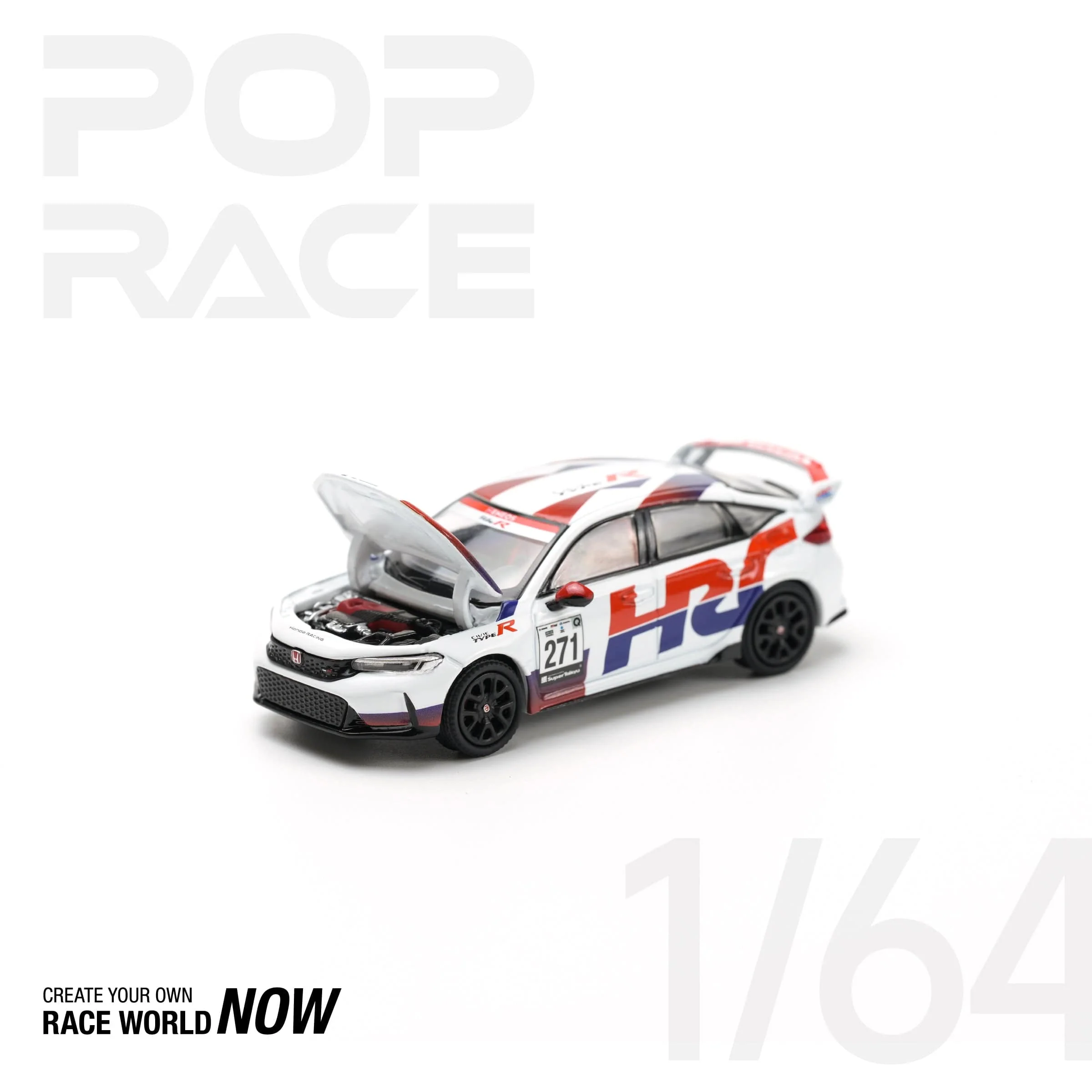 Honda Civic Type-R FL5 TCR - HRC Pop Race 1/64 scale - Image 3