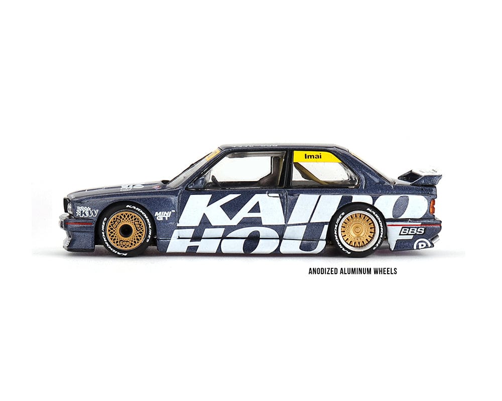 Kaido House Mini GT BMW M3 E30 Kaido Works V1 Dark Blue 1:64 scale - Image 2