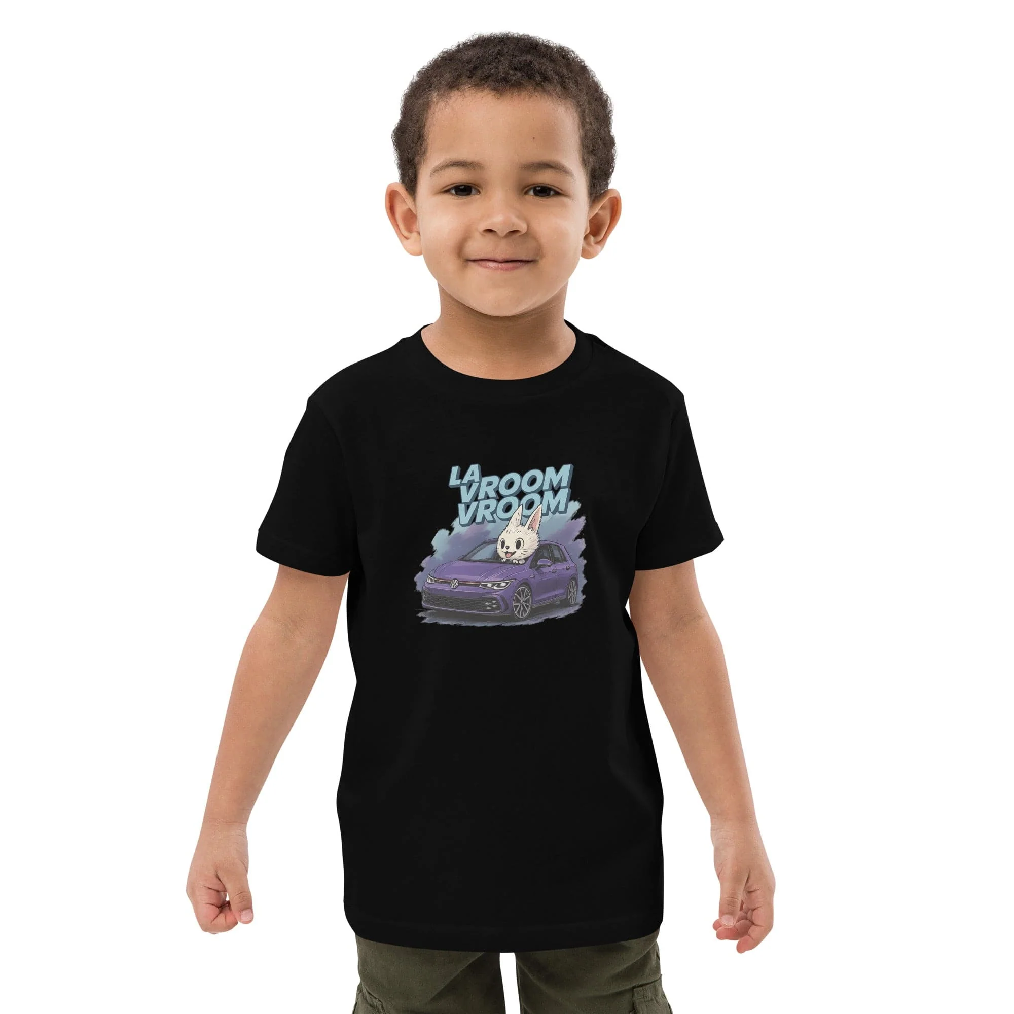 La Vroom Vroom Golf GTI Organic Cotton Kids T-shirt - Image 2
