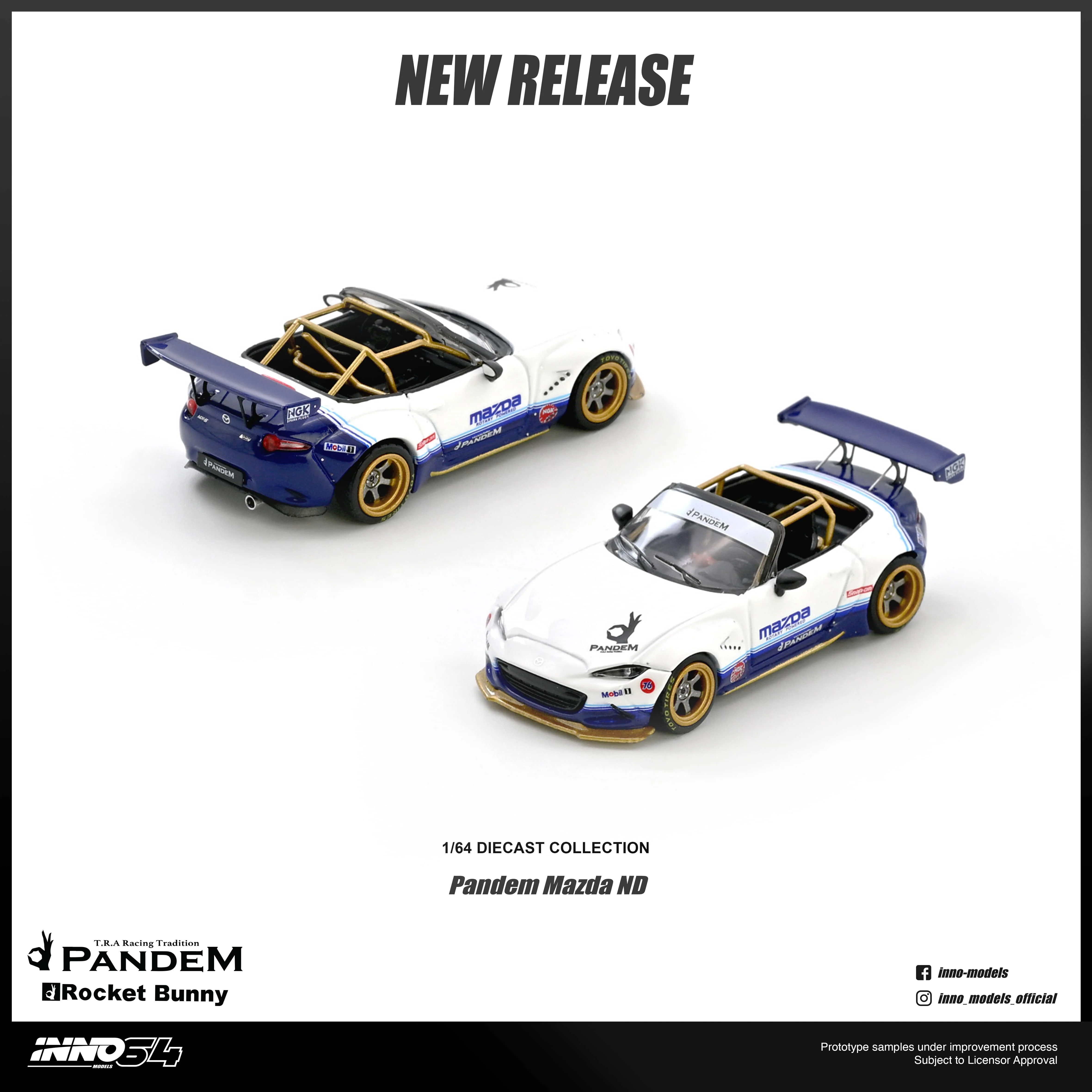 (Pre-Order) Mazda MX-5 ND Miata Pandem Rocket Bunny V1.0 Inno64 1/64 scale - Image 2