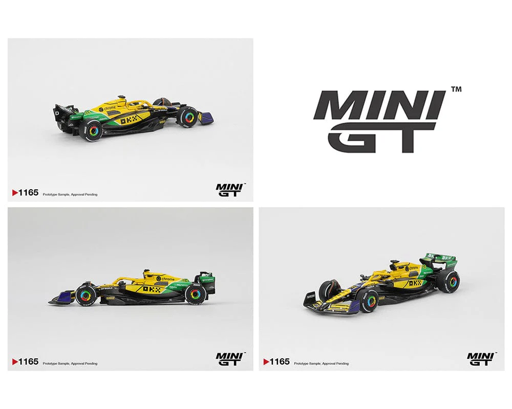 (Pre-order) McLaren MCL38 #81 Oscar Piastri 2024 F1 2024 Monaco GP 2nd Place Mini GT 1:64 - Image 2