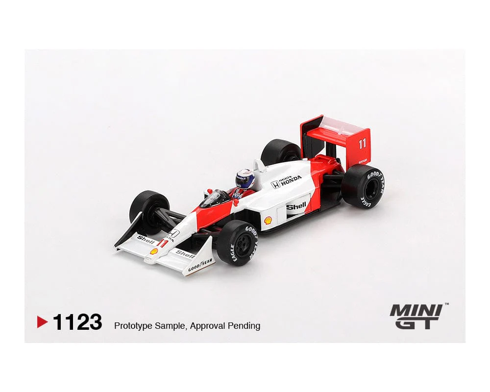(Pre-order) McLaren MP4/4 #11 Alain Prost 1988 Japanese Grand Prix 2nd Place Mini GT