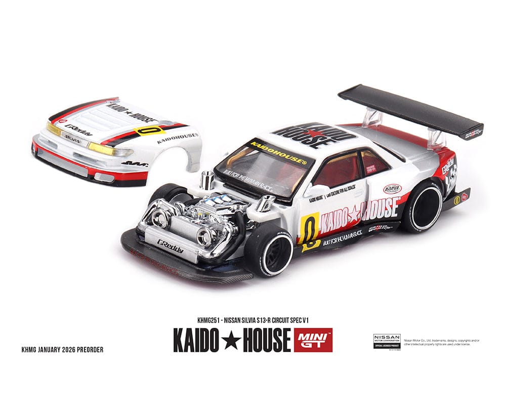 (pre-order) Nissan Silvia S13-R Circuit Spec V1 Kaido House Mini GT 1/64 scale - Image 2