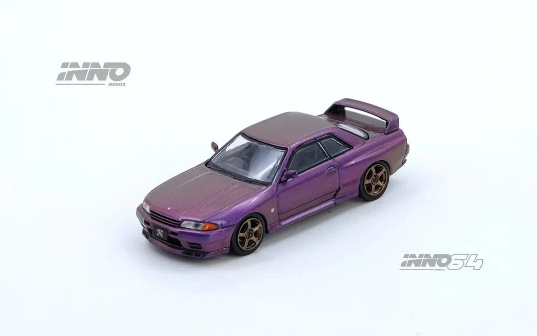 Nissan Skyline GT-R R32 midnight Purple Australia Special Edition Limited Edition Inno64 1/64 scale - Image 3
