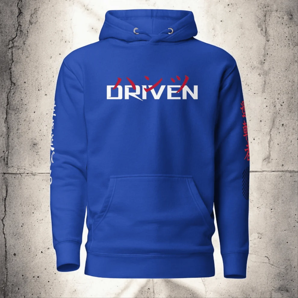 Tokyo Route Hantsu Driven Hoodie v2 Blue - Image 2