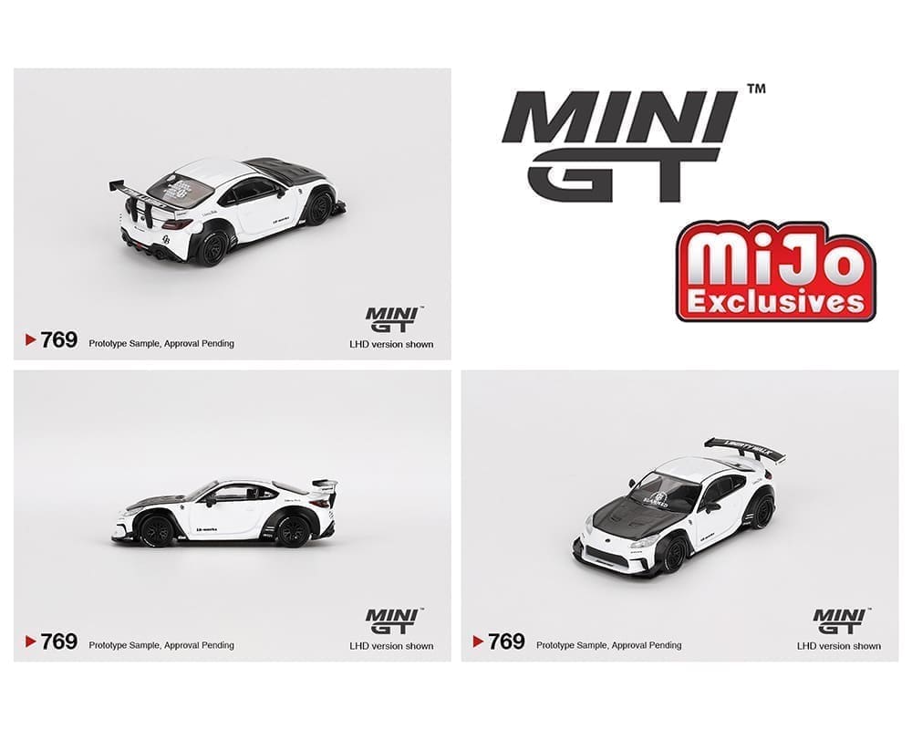 Toyota GR86 LB Nation White Mini GT 1/64