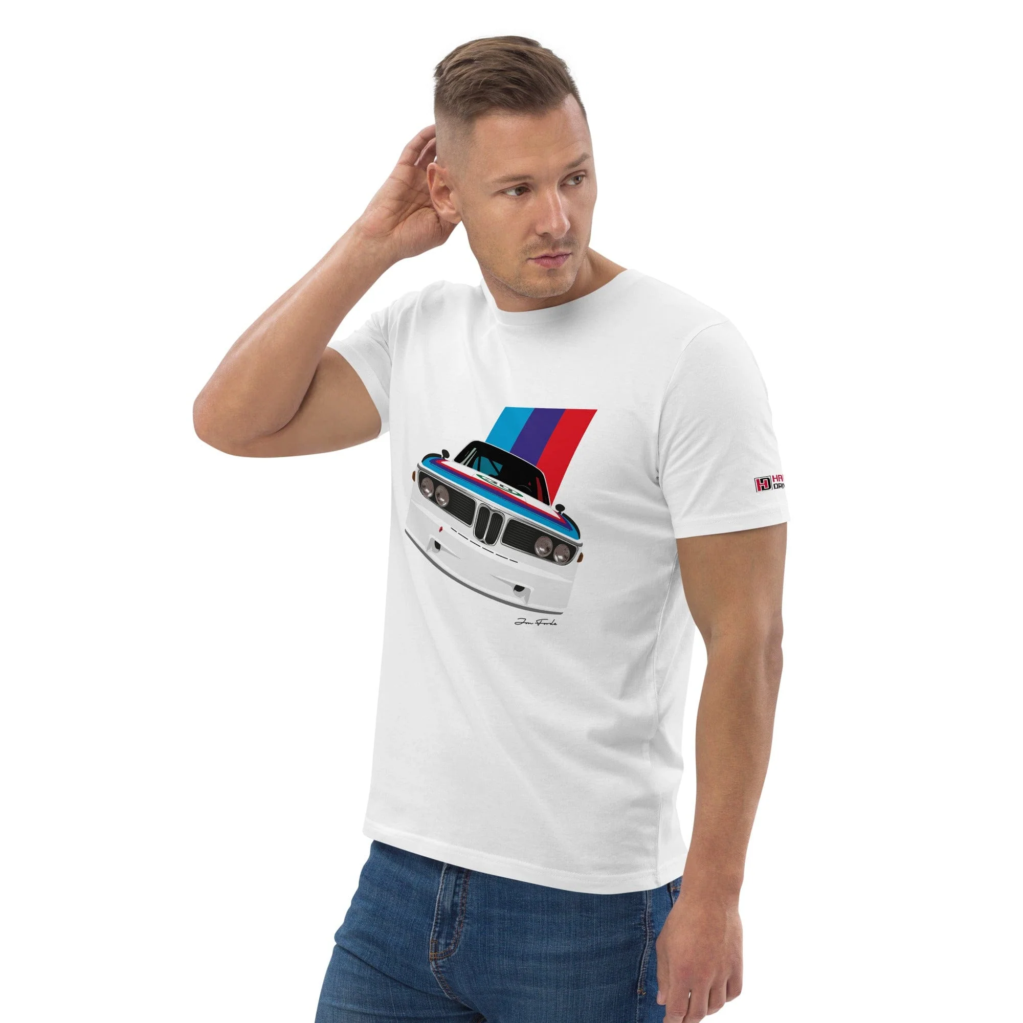 BMW M5 T-Shirt White - Image 3